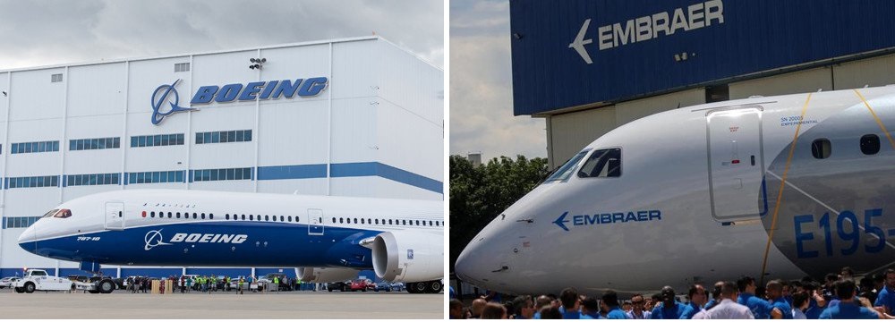 BOEING E EMBRAER:  UMA NECESSIDADE.