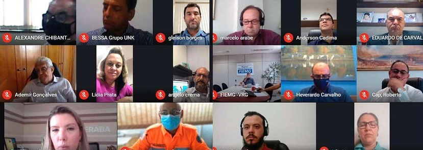 Adesg e Sociedade Civil Organizada se reúnem com prefeita de Uberaba para ações de combate à Covid-19
